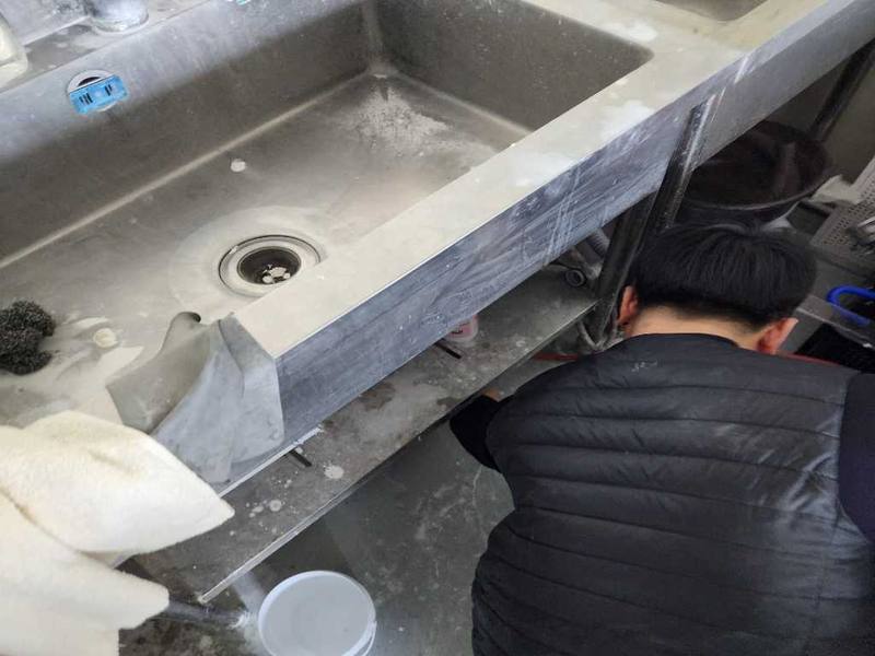 계양구 싱크대막힘 작업사례 12